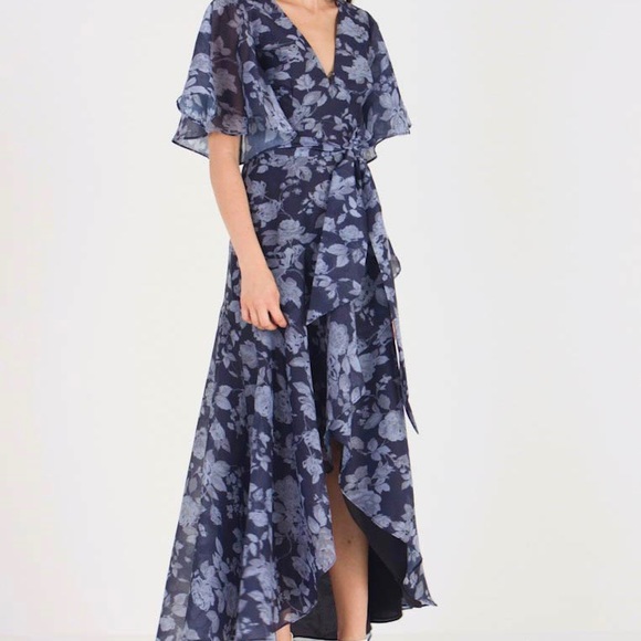 FLORAL CHIFFON DRESS - Picture 2 of 5